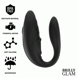 BRILLY GLAM - COUPLE PULSING & VIBRATING REMOTE CONTROL